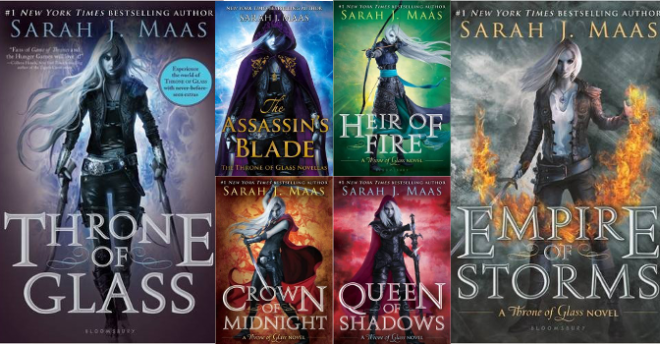 throne of glass series covers