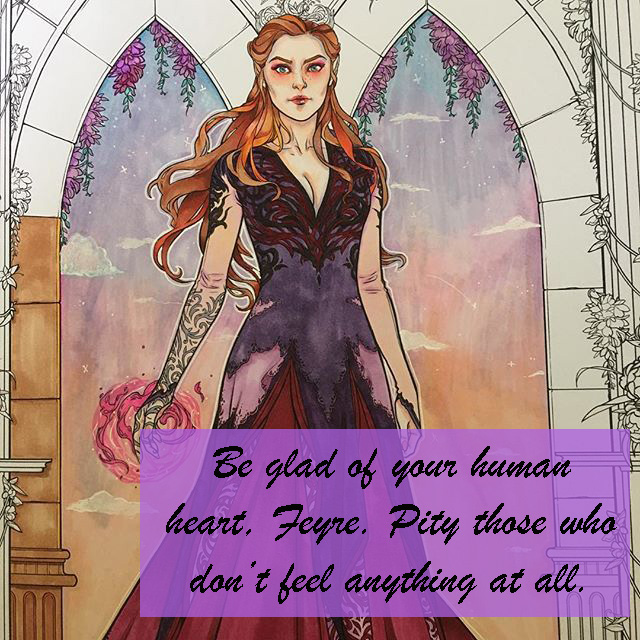 Feyre edit with quote