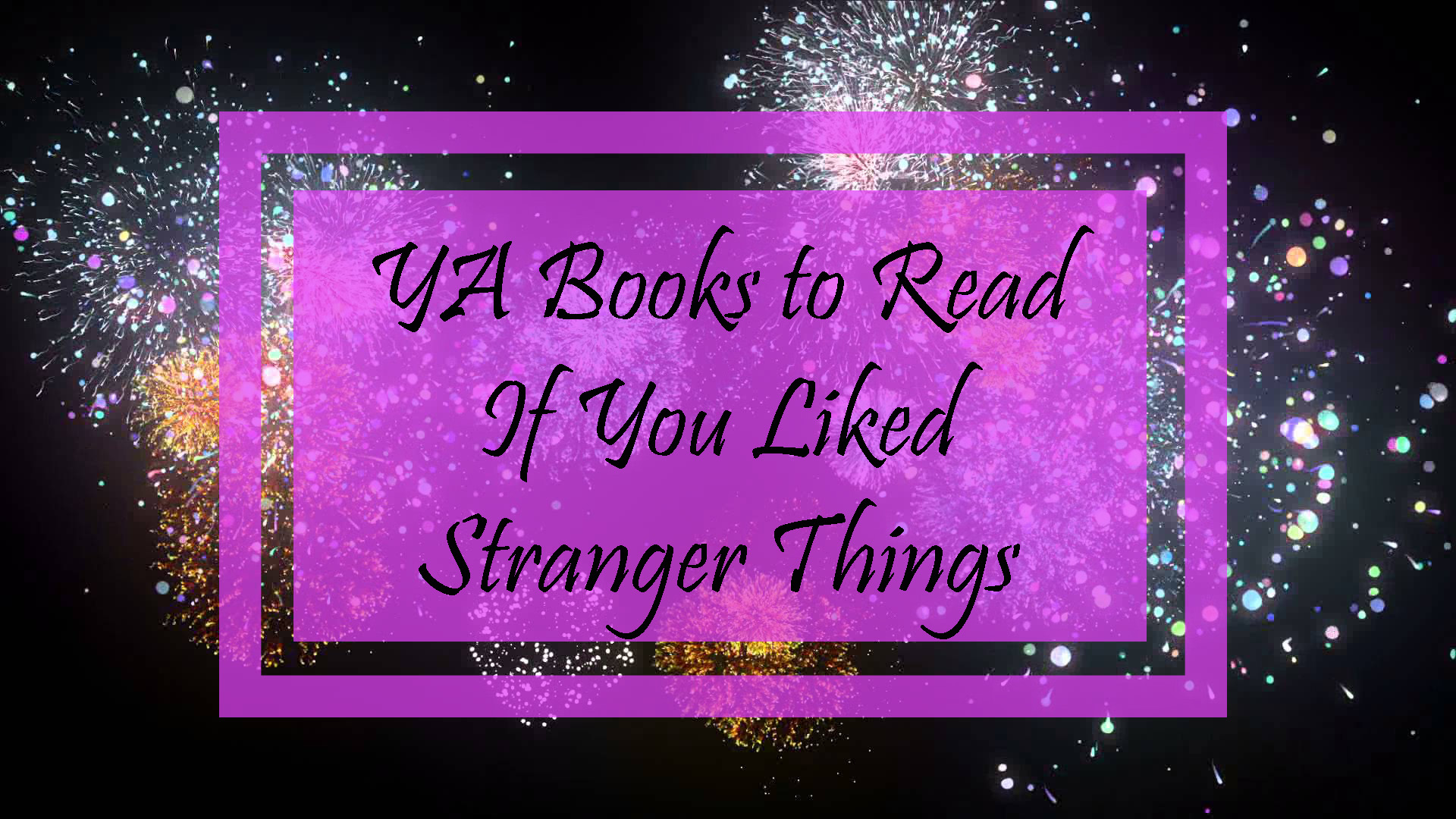 Stranger Things Book Recs