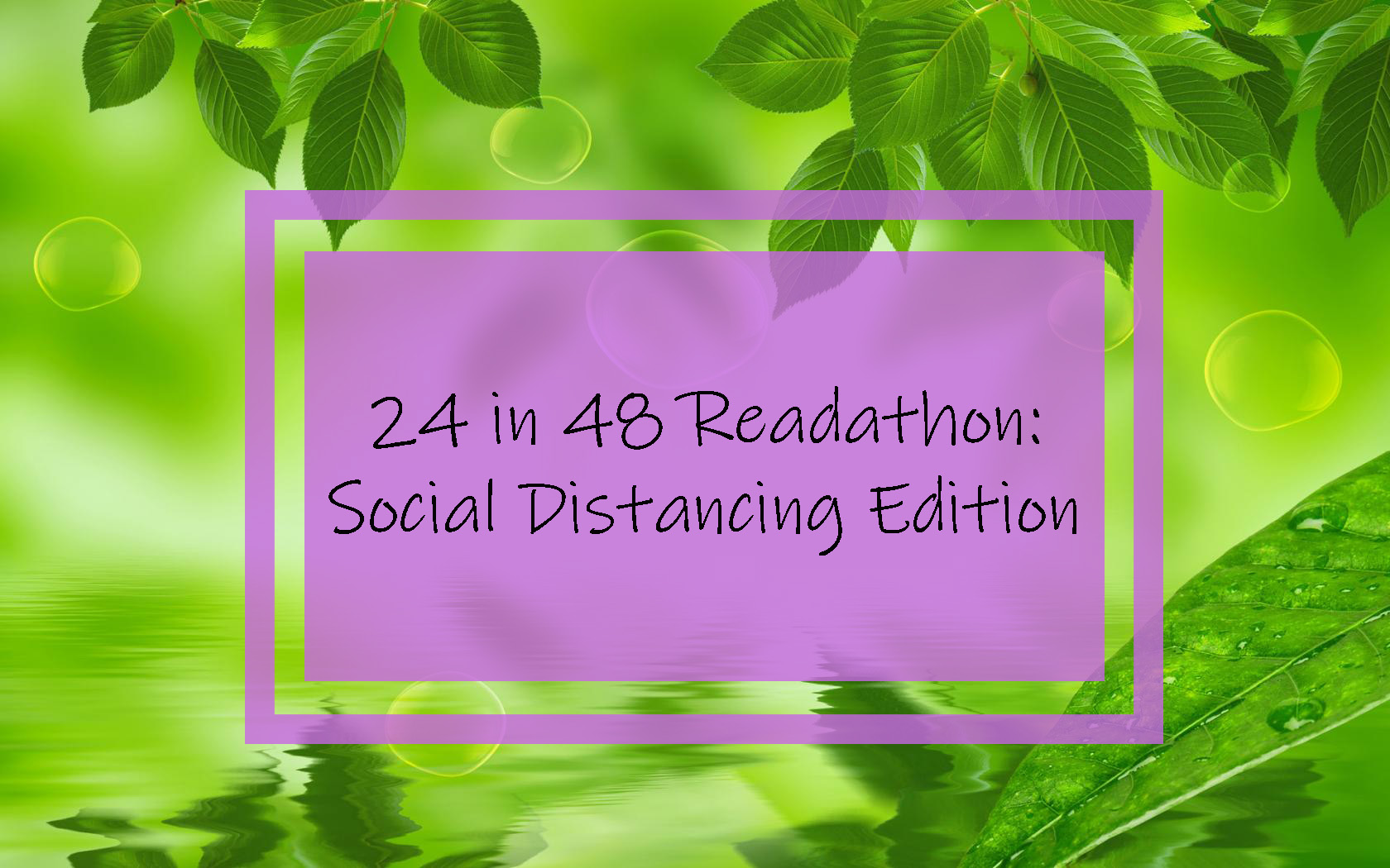 24 in 48 Readathon