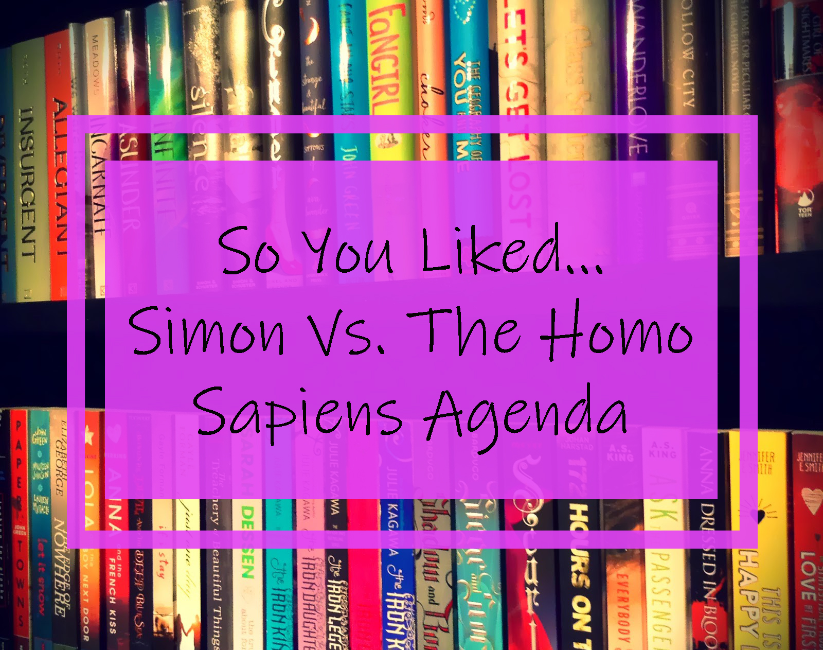 Simon Vs. the Homo Sapiens Agenda