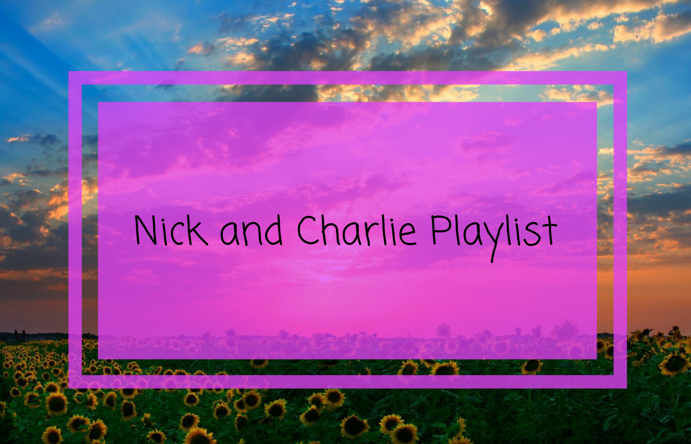 Nick and Charlie blog cover